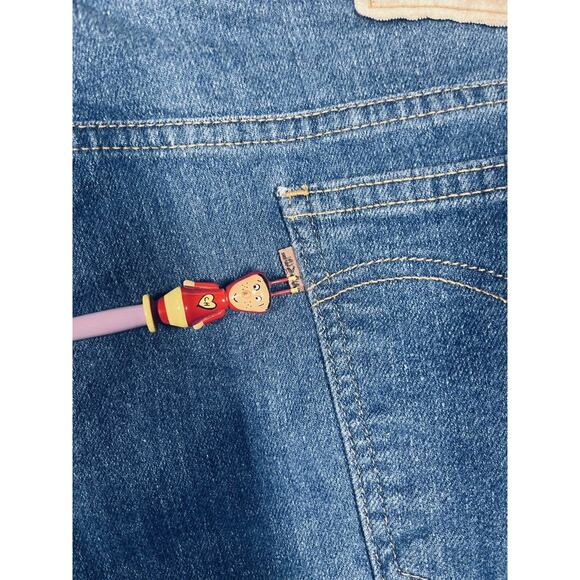 Vintage Levi's Ankle Jeans Mens 42 X 32 Denim Medium Wash High Rise Straight Leg - Picture 3 of 11